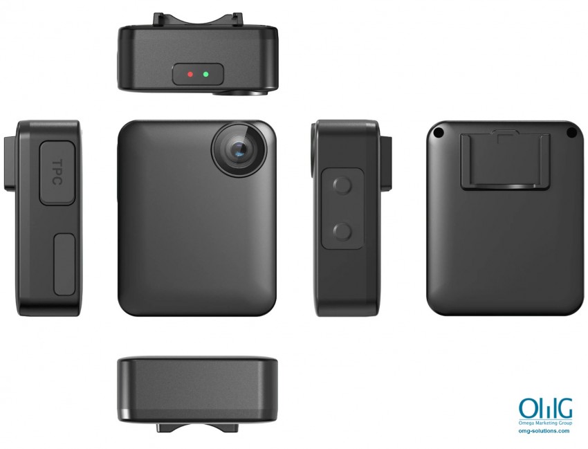 BWC179 - Super Mini Light Weight Body Camera - all view -v2