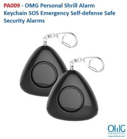 Personal Keychain Alarm for Women Kids Students Elderly and Night workers 