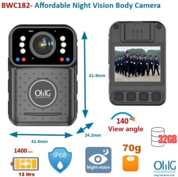 BWC182 – OMG Mini Light Weight Body Camera