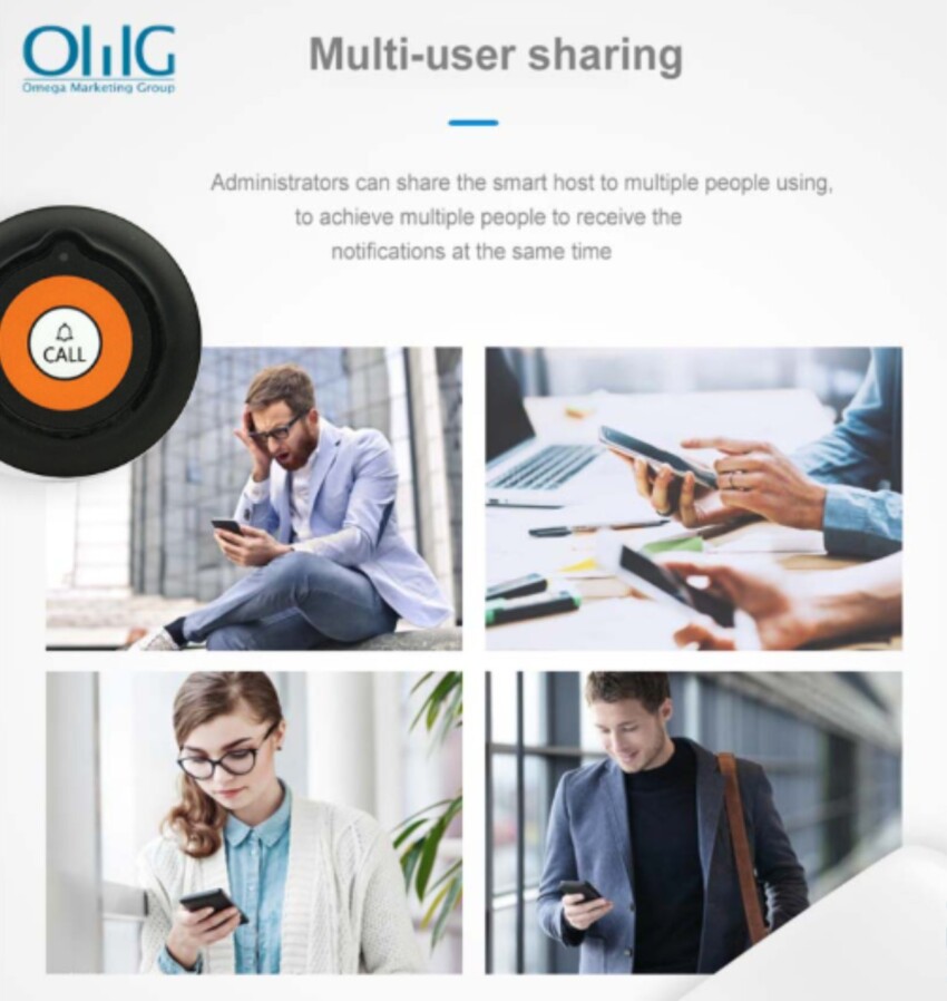 EA062 - WIFI Emergency SOS Panic Button Alarm (Monitor Elderly - Handicap Anywhere) - Mobile App - Multi User(new)