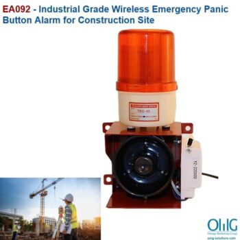 EA092 - Industrial Grade Wireless Emergency Panic Button Alarm for Construction Site Main Page