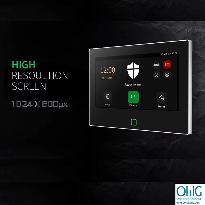 EA094R-SET - OMG 4G / Wifi Emergency Panic Alarm System High Resolution Display