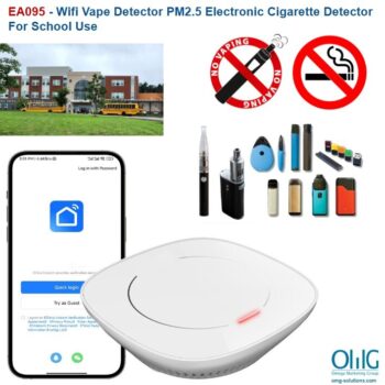 EA095 - Wifi Vape Detector PM2.5 Electronic Cigarette Detector For School Use Main Page V2
