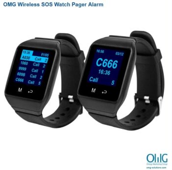 EACM024W-W - OMG Wireless SOS Watch Pager Alarm