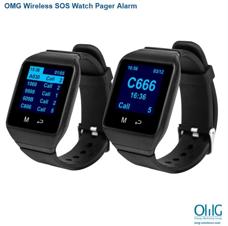 EACM024W-W – OMG Wireless SOS Watch Pager Alarm