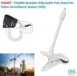 VSA007 - Flexible Brackets Adjustable Pole Stand for Video Surveillance System (VSS)
