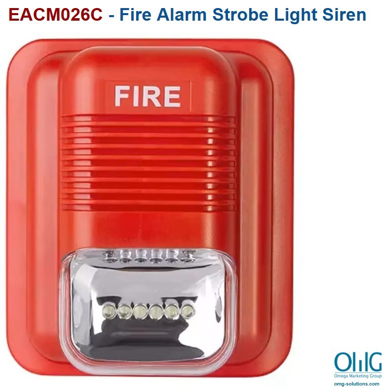 EACM026C - Fire Alarm Strobe Light Siren - Main (New)