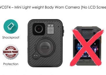 BWC074 – Mini Light weight Body Worn Camera [No LCD Screen]